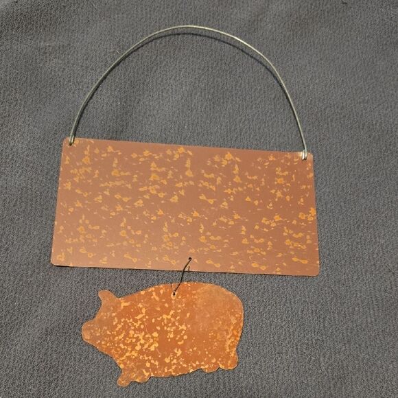 Rustic Self Service Kitchen Sign with Pig Accent - Picture 2 of 2